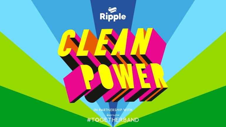 Ripple partners with #TOGETHERBAND to support the Clean Power campaign