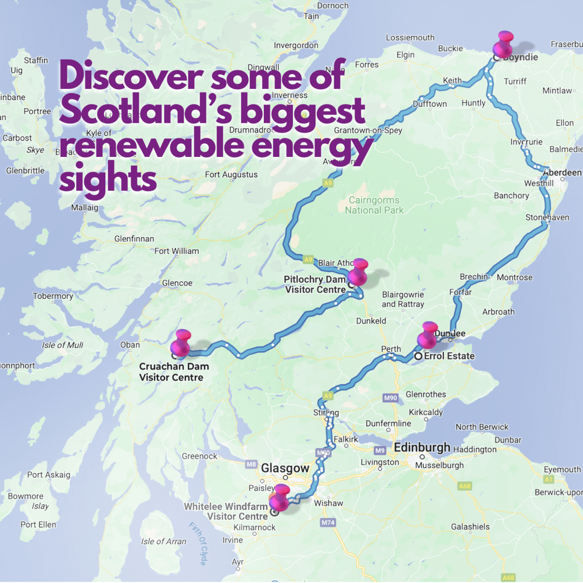 Your weekend road trip: Discover some of Scotland’s biggest renewable energy sights  