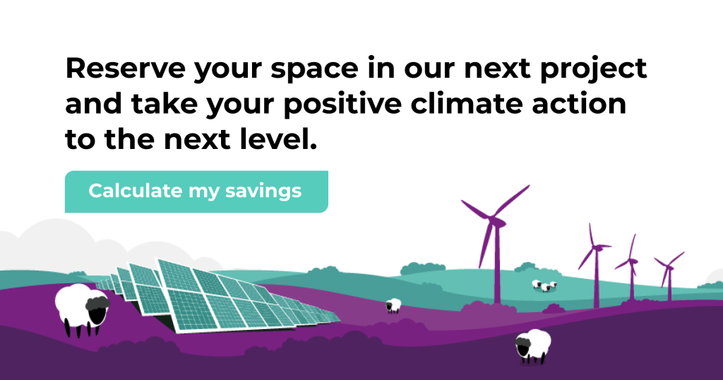 Reserve your space in our next project and take your positive climate action to the next level